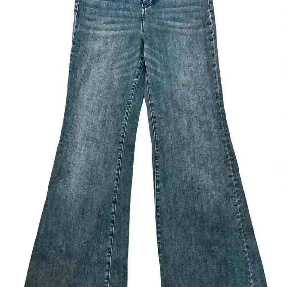 Anthropologie  Pilcro Stet Flared Jeans High Waisted Denim Medium Wash Womens - Picture 4 of 6